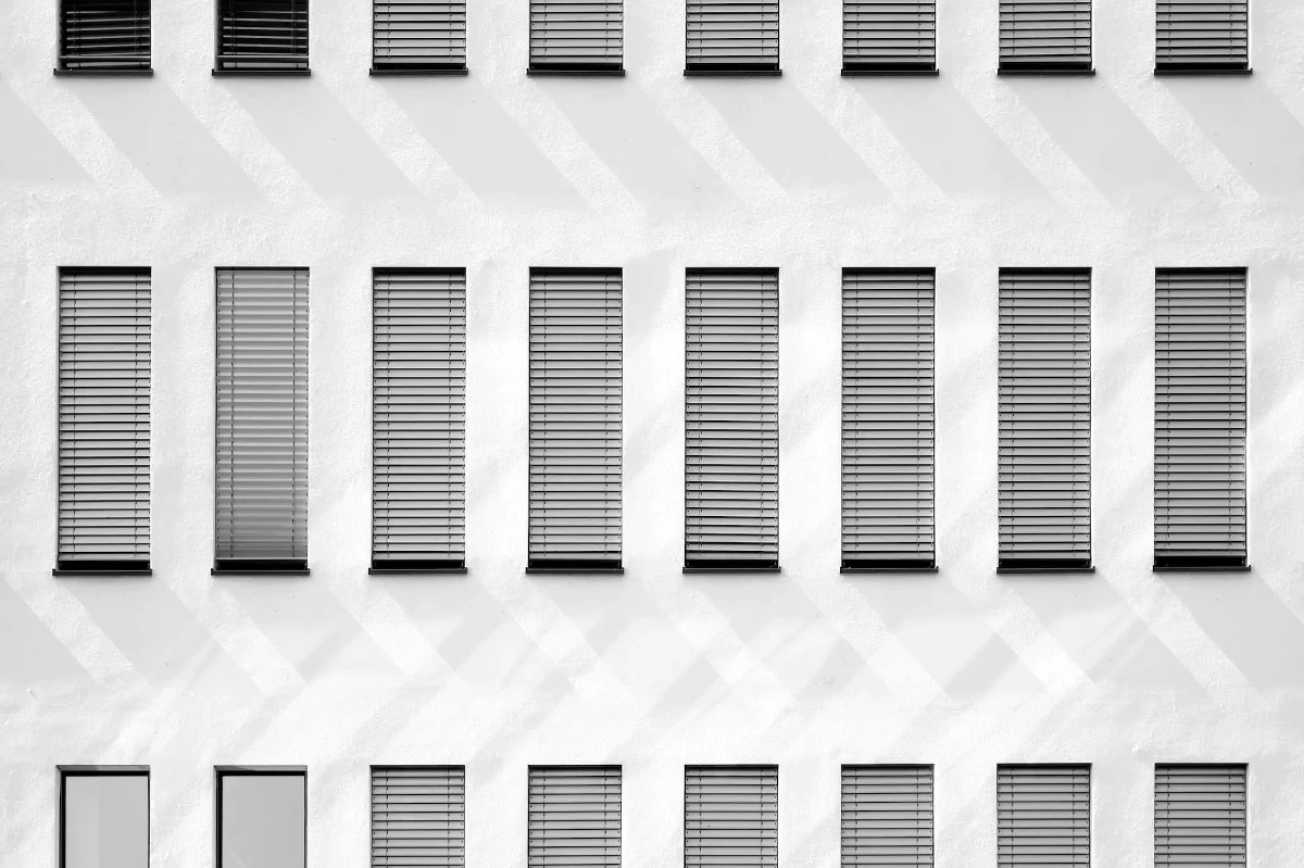Les fenêtres d’un bâtiment �? Nuremberg, Allemagne.